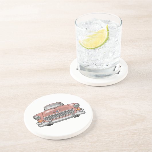 Dessous De Verre En Grès Bel Air 1955 de Chevrolet (Côté)