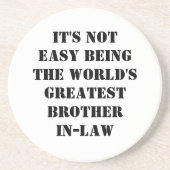 Dessous De Verre En Grès Belle-Frère (Devant)