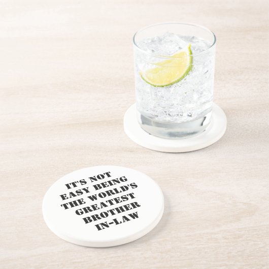 Dessous De Verre En Grès Belle-Frère (Côté)