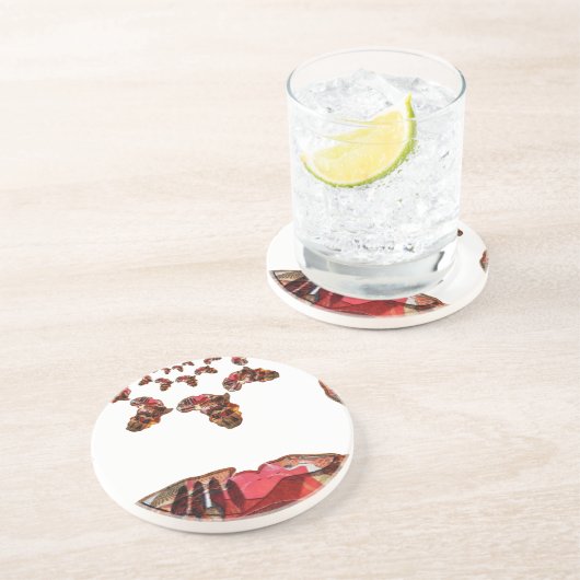 Dessous De Verre En Grès Belles Couleurs (Côté)