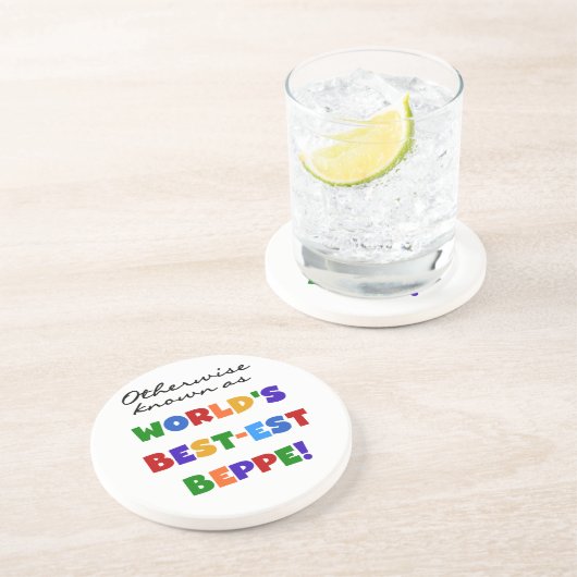 Dessous De Verre En Grès Beppe le plus connu (Côté)