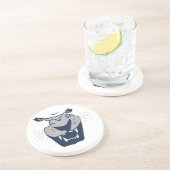 Dessous De Verre En Grès Bête (Côté)