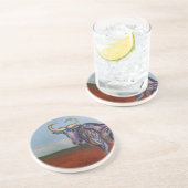 Dessous De Verre En Grès Bête sauvage (Côté)