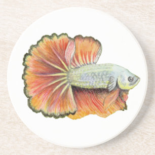 Dessous De Verre En Grès Betta fish