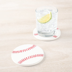 Dessous De Verre En Grès Beverage de base-ball personnalisable