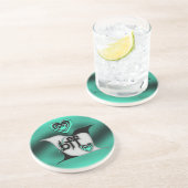 Dessous De Verre En Grès bff ~ tourterelles (Côté)
