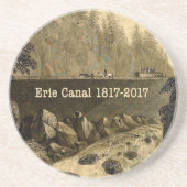 Dessous De Verre En Grès Bicentenaire du canal Erie historique (Devant)