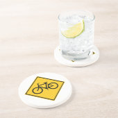 Dessous De Verre En Grès Bicyclette pour panneau routier (Côté)