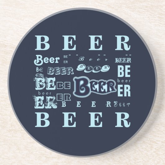 Dessous De Verre En Grès Bière (Devant)