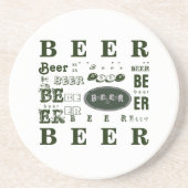 Dessous De Verre En Grès Bière (Devant)