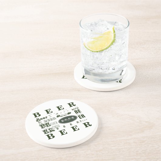 Dessous De Verre En Grès Bière (Côté)