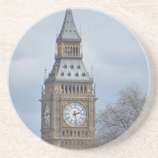 Dessous De Verre En Grès Big Ben Clock (Devant)