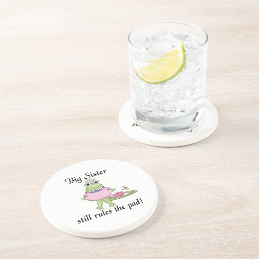 Dessous De Verre En Grès Big Sister gouverne les cadeaux de Pad (Côté)