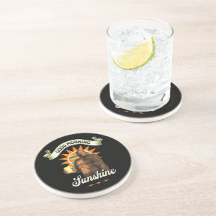 Dessous De Verre En Grès Bigfoot Café Drôle Humour du Matin