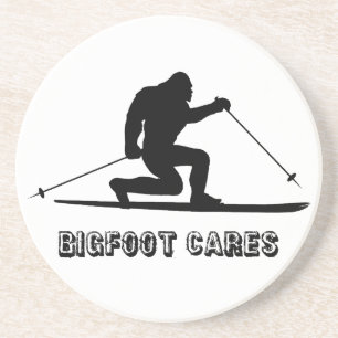 Dessous De Verre En Grès Bigfoot Cares Telemark Ski