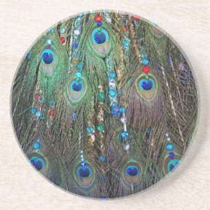 Dessous De Verre En Grès Bijoux Peacock
