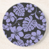 DESSOUS DE VERRE EN GRÈS BIKINI ROSE (NOIR//LAVENDER) (Devant)