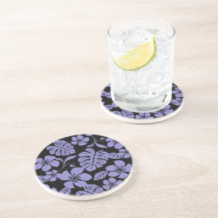 DESSOUS DE VERRE EN GRÈS BIKINI ROSE (NOIR//LAVENDER)