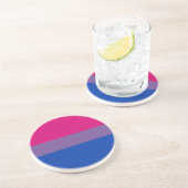 Dessous De Verre En Grès Bisexual pride (Côté)