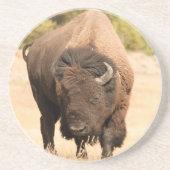 Dessous De Verre En Grès Bison (Devant)