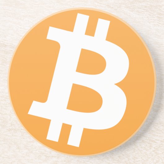 Dessous De Verre En Grès Bitcoin (Devant)