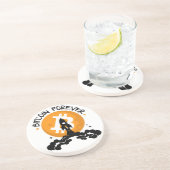 Dessous De Verre En Grès Bitcoin pour toujours (Côté)