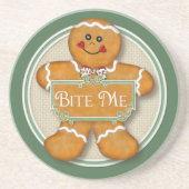 Dessous De Verre En Grès Bite Me Gingpain Homme (Devant)