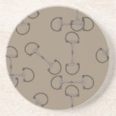 Dessous De Verre En Grès Bits équestres de Biege (Devant)