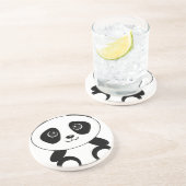 Dessous De Verre En Grès Bizarre d'ours de panda (Côté)