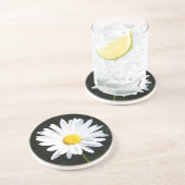 Dessous de verre en grès blanc (Côté)