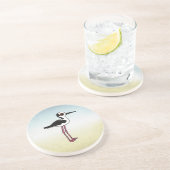 Dessous De Verre En Grès Blancs Birdorable Stilt (Côté)