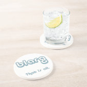 Dessous De Verre En Grès blarg. (Côté)