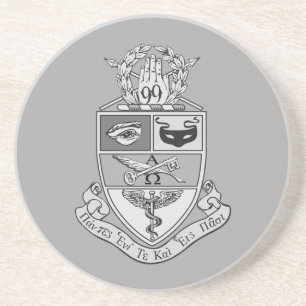 Dessous De Verre En Grès Blason de Kappa Psi