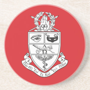 Dessous De Verre En Grès Blason de Kappa Psi