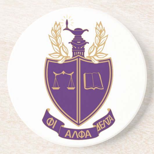 Dessous De Verre En Grès Blason de la P.A.D. (Devant)