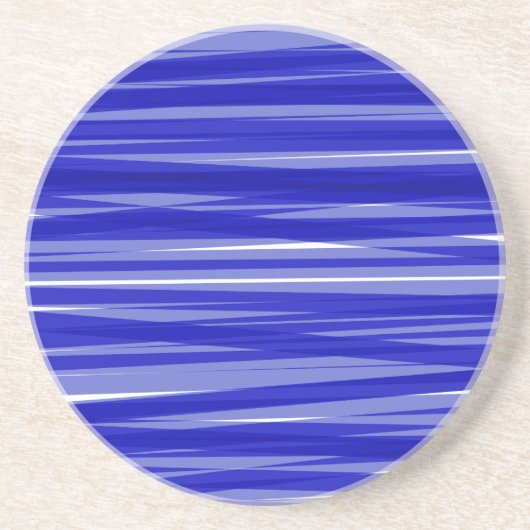 Dessous De Verre En Grès Bleu (Devant)