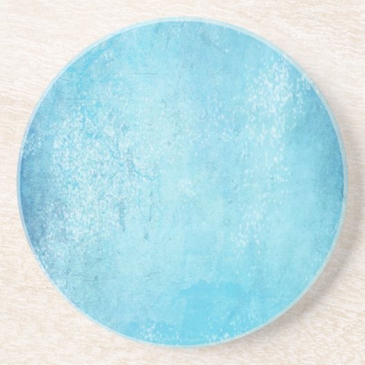 Dessous De Verre En Grès Bleu (Devant)