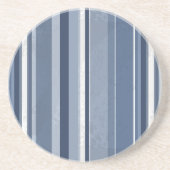 Dessous De Verre En Grès Bleu (Devant)