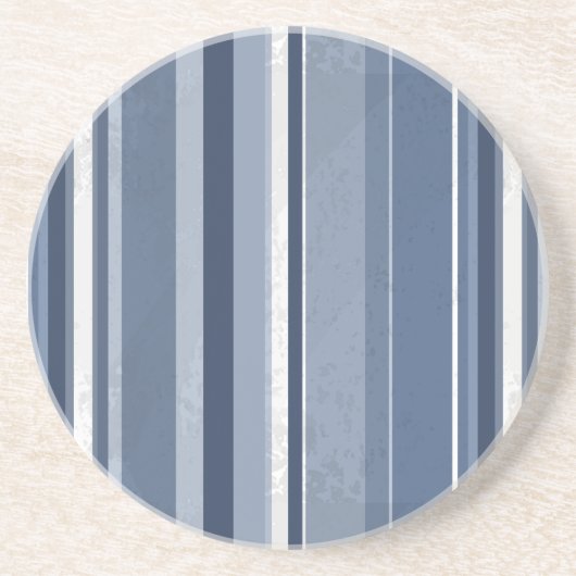 Dessous De Verre En Grès Bleu (Devant)