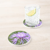 Dessous De Verre En Grès Bleuet pourpre (Côté)
