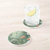 Dessous De Verre En Grès Bliss botaniques : Fleur générée par l'IA (Côté)