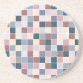 Dessous De Verre En Grès Blocs sympas, couleurs élégantes (Devant)