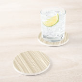 Dessous De Verre En Grès Blonde Wood (Côté)