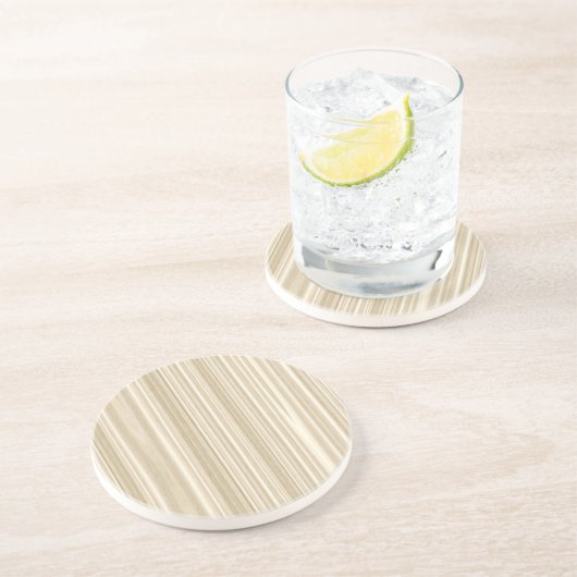 Dessous De Verre En Grès Blonde Wood (Côté)