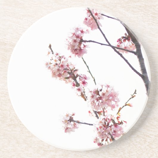 Dessous De Verre En Grès Blooming cherry tree (Devant)