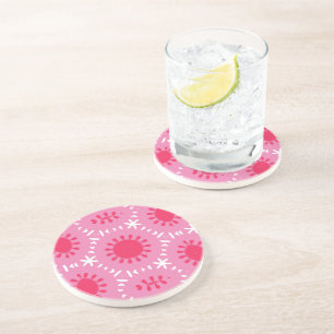 Dessous De Verre En Grès Blossom Blush Bohème