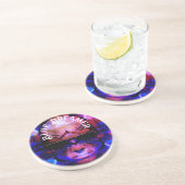 Dessous De Verre En Grès Blue Dreamer (Côté)