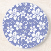 DESSOUS DE VERRE EN GRÈS BLUE HAWAII (PERIWINKLE) (Devant)