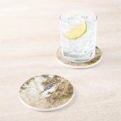 Dessous De Verre En Grès Blue Jay (Côté)