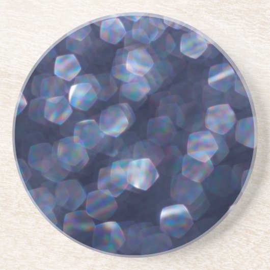 Dessous De Verre En Grès Blue Sparkle (Devant)